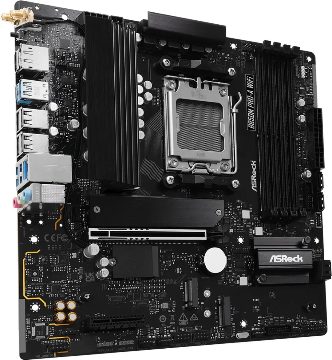 ASRock B850M Pro-A WiFi Moederbord - AMD AM5 DDR5 - afbeelding 6 van 6