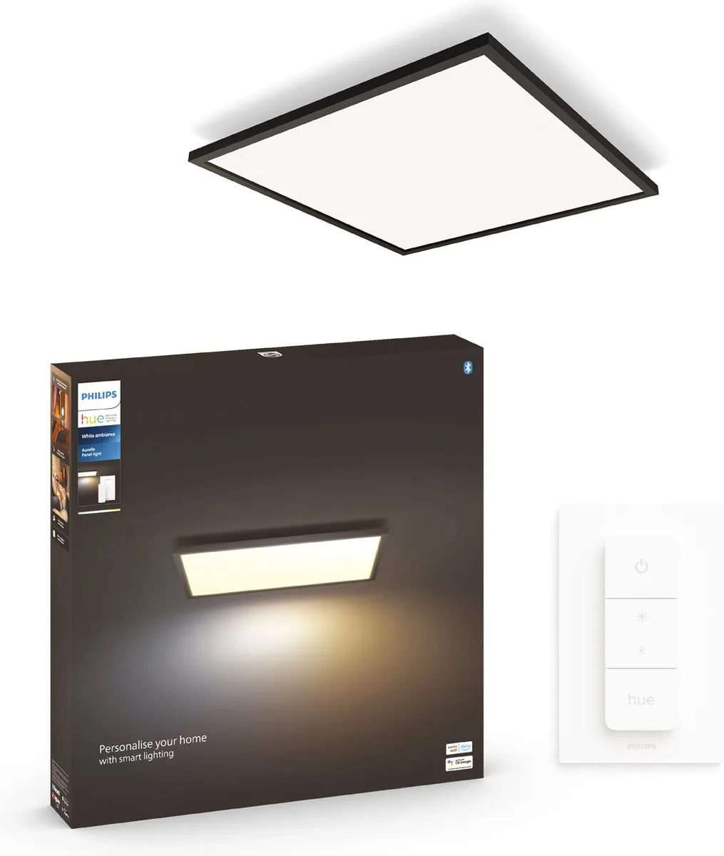Philips Hue Aurelle Paneellamp Zwart