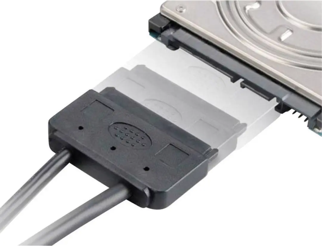 Akasa HDD/SSD Adapter SATA-USB 2.0 - 0.40m - Zwart - afbeelding 3 van 5