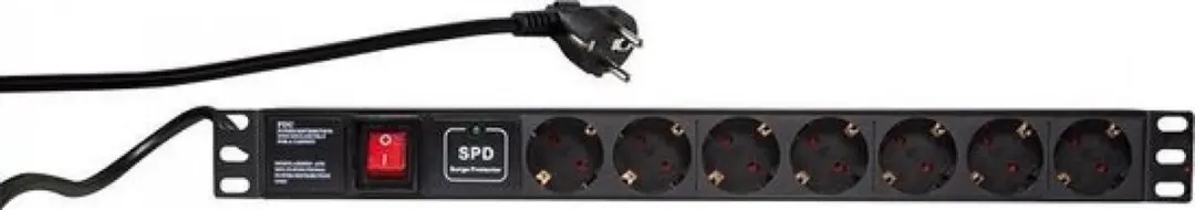 Logilink PDU7C01 Patchkast Stekkerdoos 7x