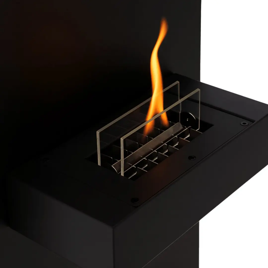 Tenderflame Rock 90 Wandhaard 1100W - Schwarz - afbeelding 6 van 6