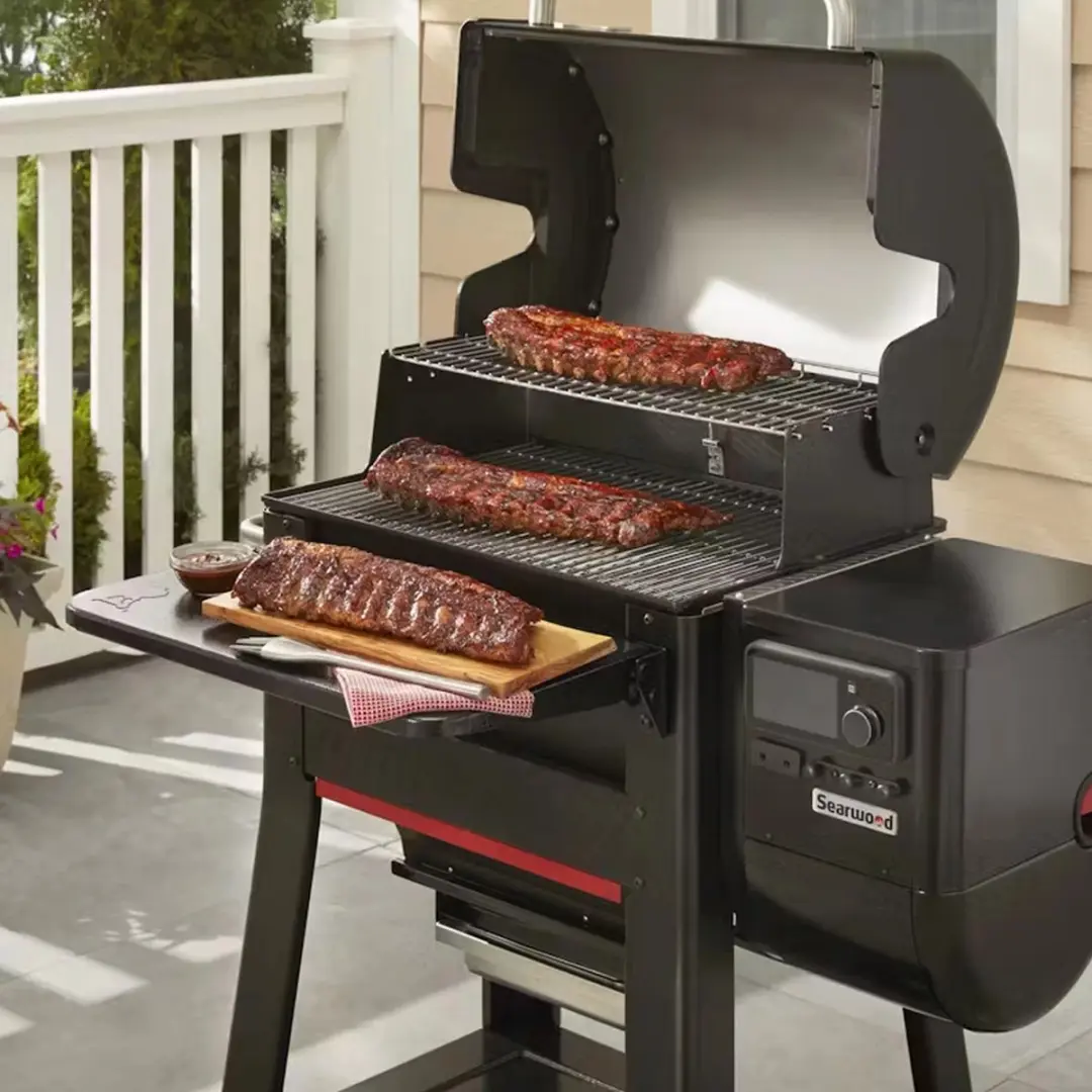 Weber Searwood 600 Werktafel Voorzijde