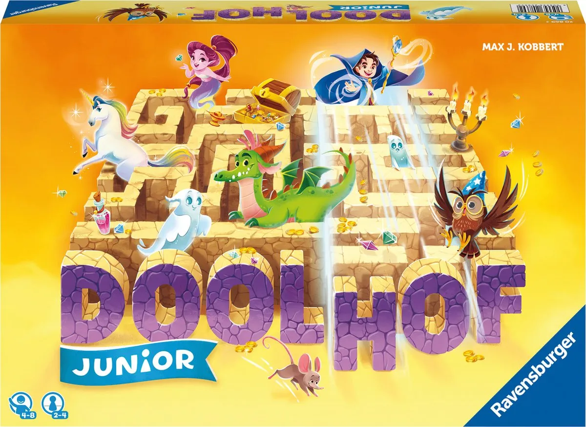 Ravensburger Doolhof Junior Bordspel 208692 - 2-4 Spelers