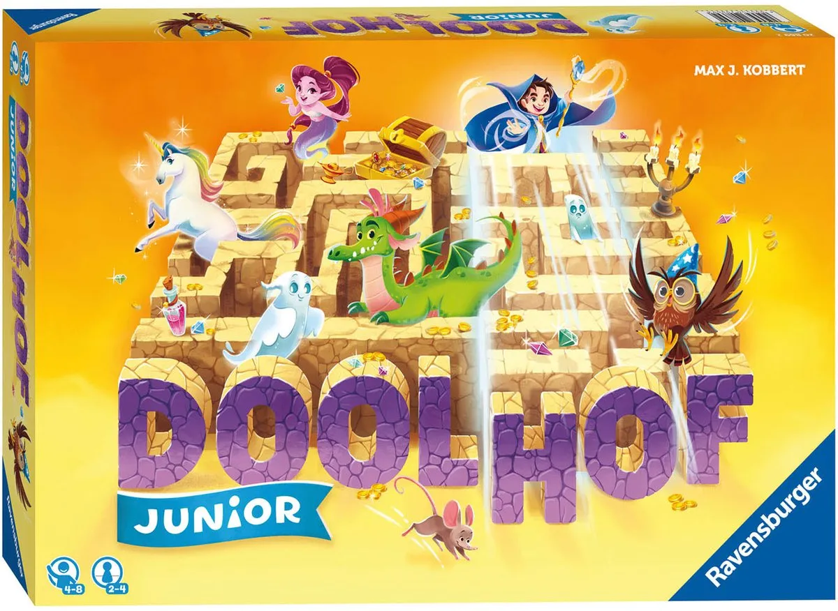 Ravensburger Doolhof Junior Bordspel 208692 - 2-4 Spelers