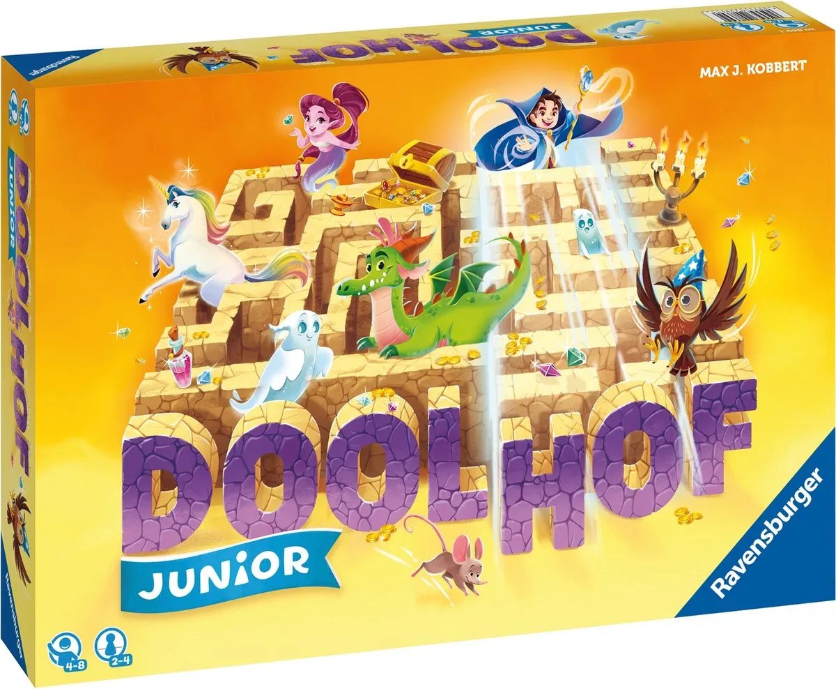 Ravensburger Doolhof Junior Bordspel 208692 - 2-4 Spelers