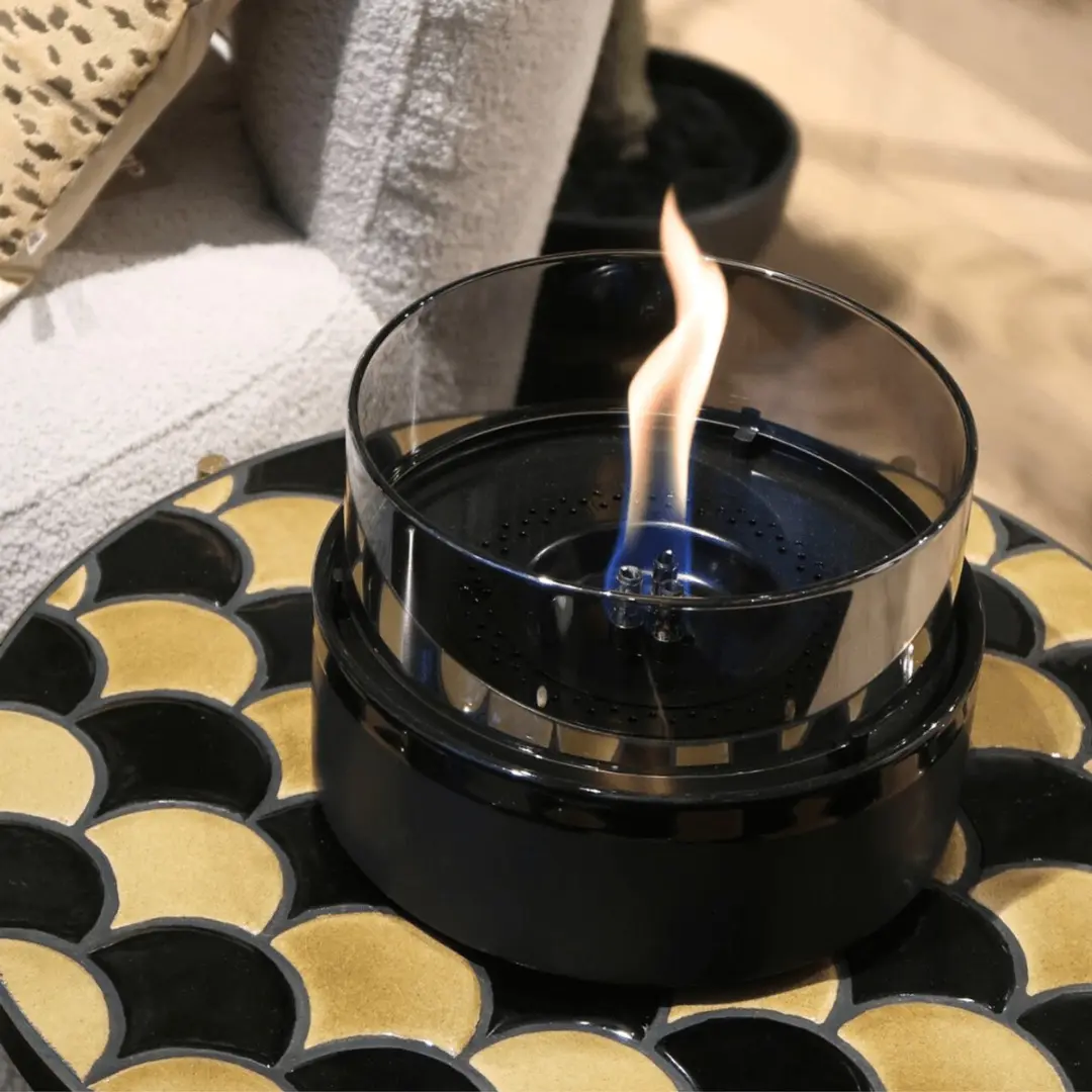 Tenderflame Rosie 18 Keramische Tafelhaard - 500W - Zwart - afbeelding 2 van 6