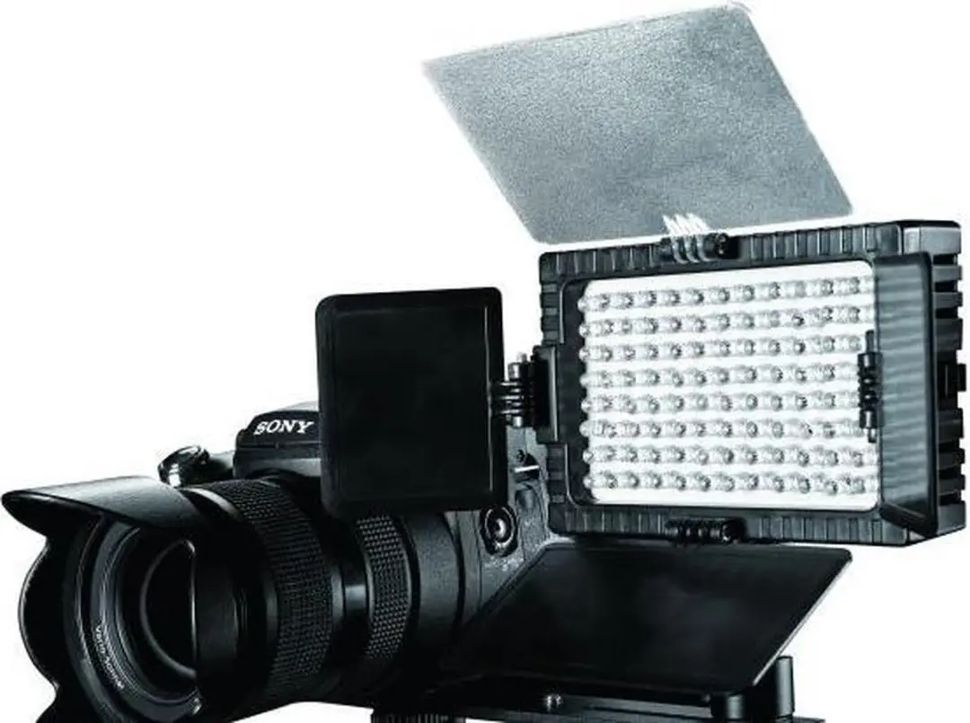 Falcon Eyes DV-96V-K2 LED Lamp Set - 96 LED - 6W - Zwart