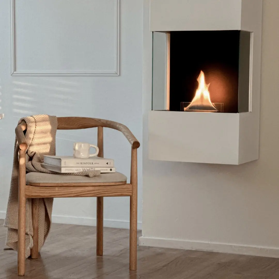 Indie Wall Tenderflame Sfeerhaard Wit - 2000W - afbeelding 5 van 6