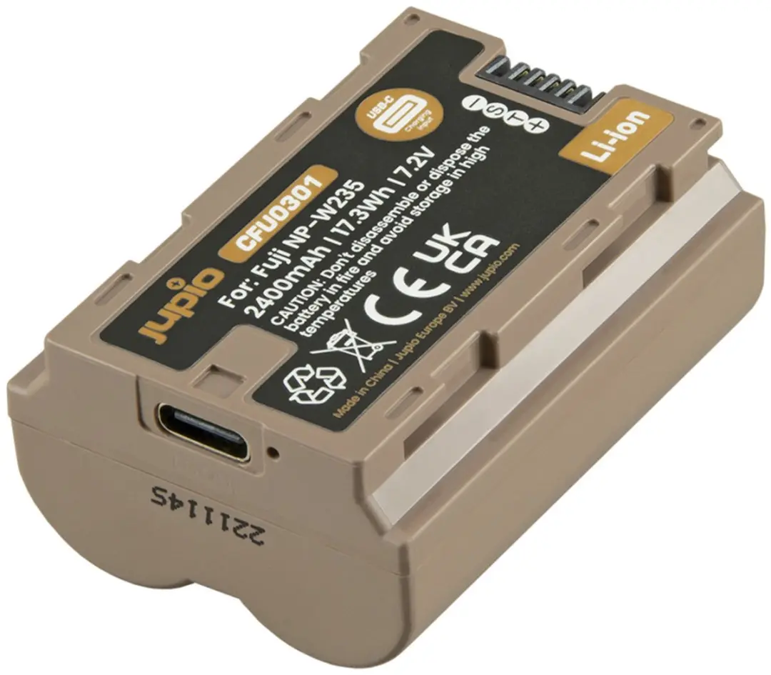 Jupio NP-W235 Fotobatterij 2400mAh - USB-C