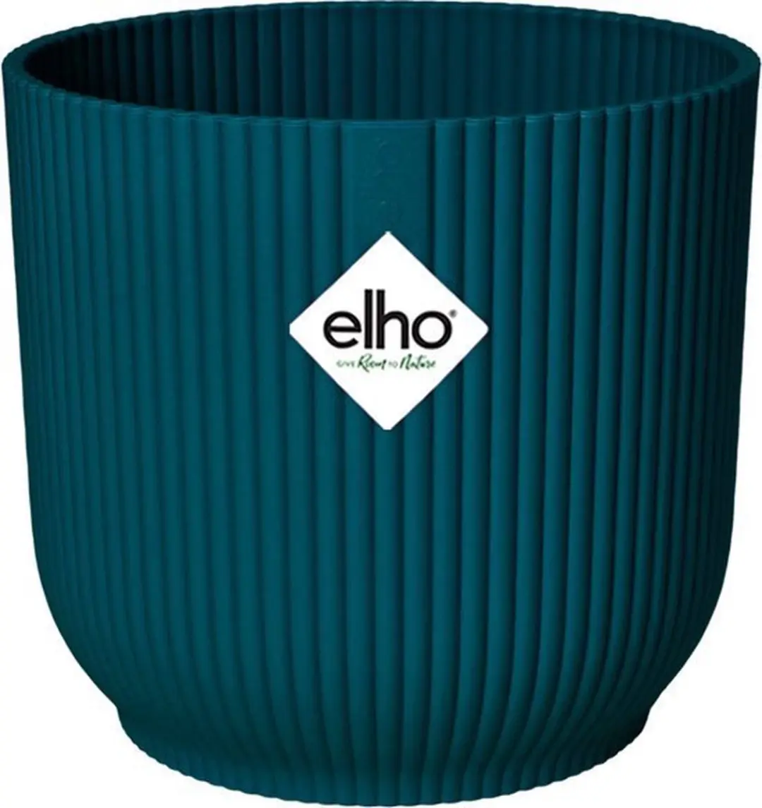Elho Vibes Fold Rond 16 Bloempot - Diepblauw