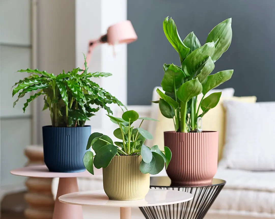 Elho Vibes Fold Rond 16 Bloempot - Diepblauw