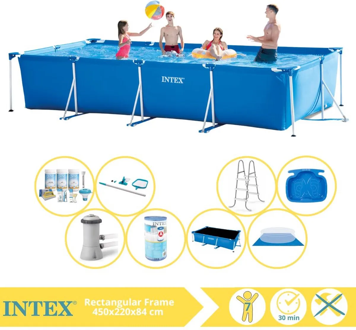Intex 28273NP Opzetzwembad 450x220x84cm