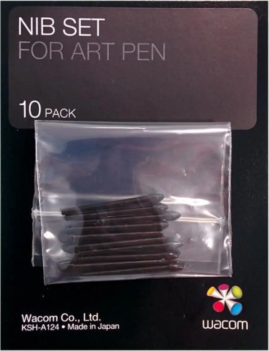 Wacom ACK-20006 Nib Set Art Pen - 10 Stuks - Zwart