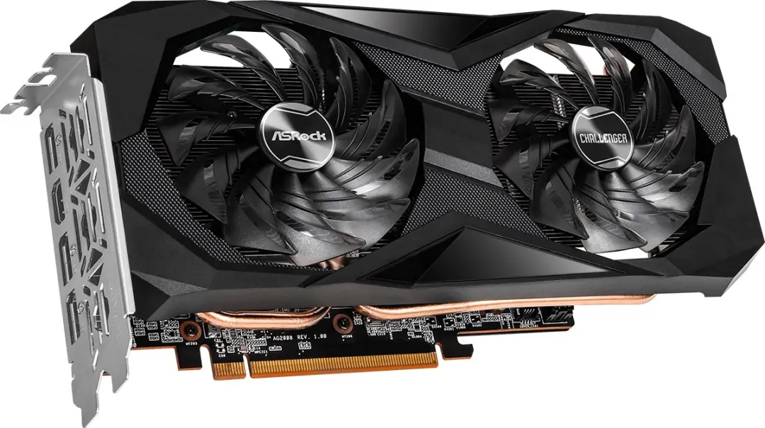 ASRock Radeon RX 7600 90-GA41ZZ-00UANF Grafische Kaart - Zwart