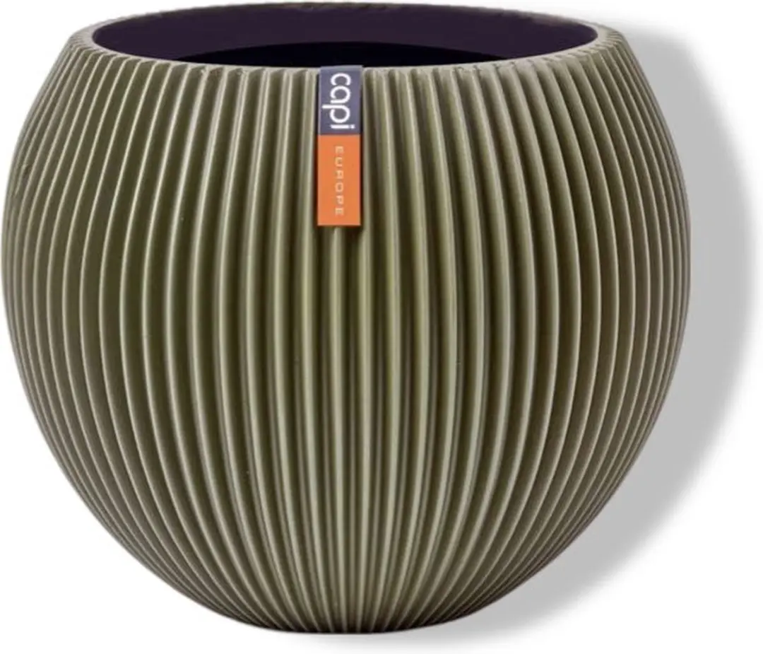 Capi Europe Groove Colours Vaas Bol Groen Ø18cm - afbeelding 6 van 6