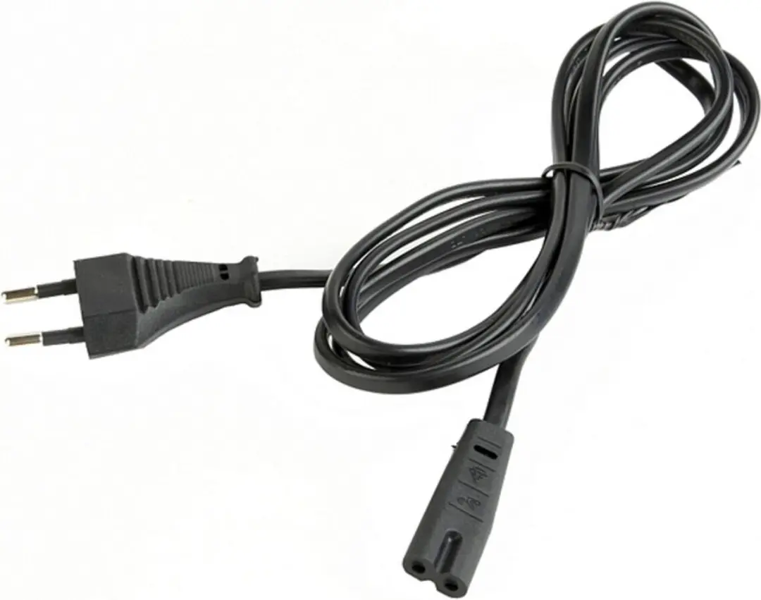 Cablexpert Gembird PC-184-VDE Netstekker Type C - Zwart