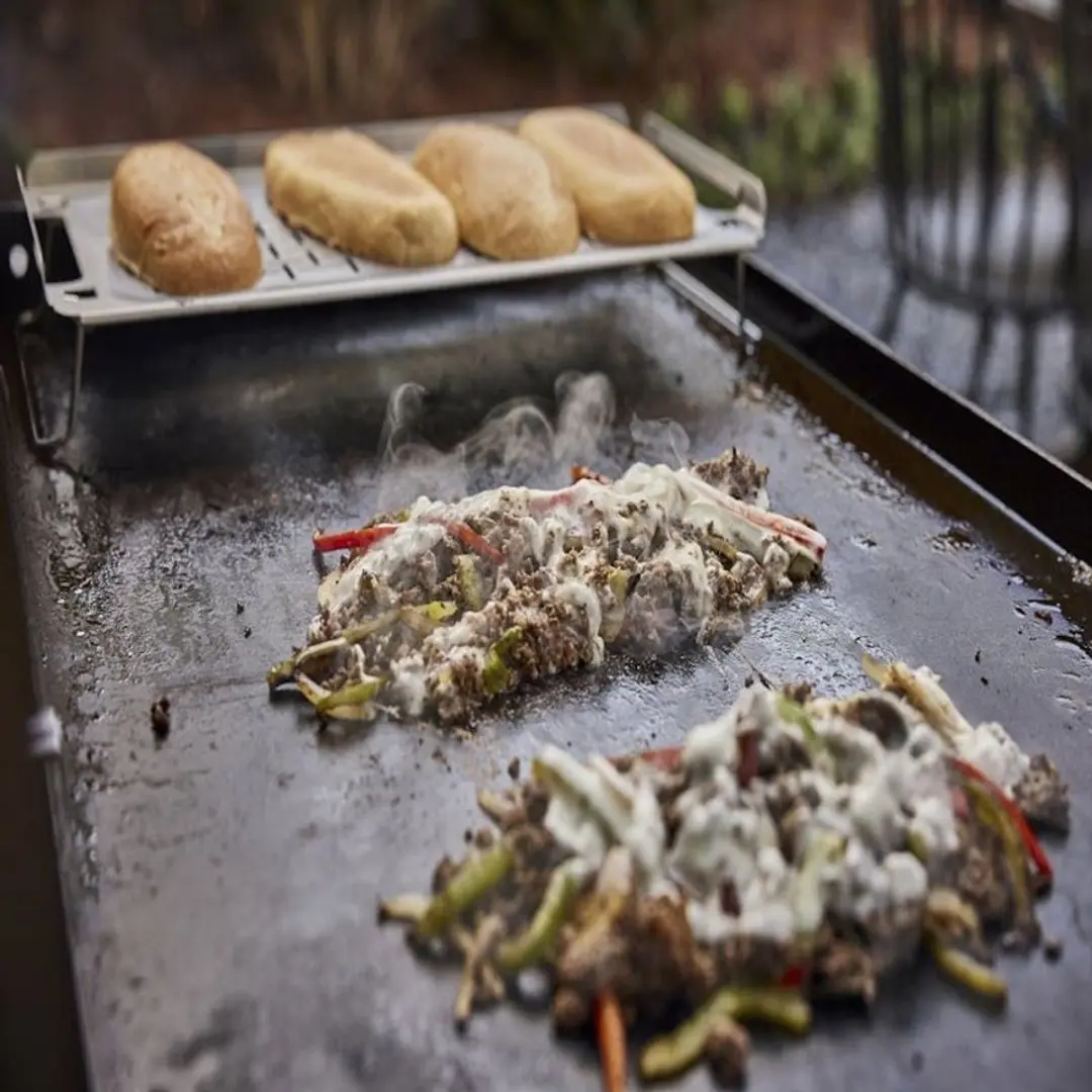 Weber Warmhoudrek voor Bakplaat - Chroom