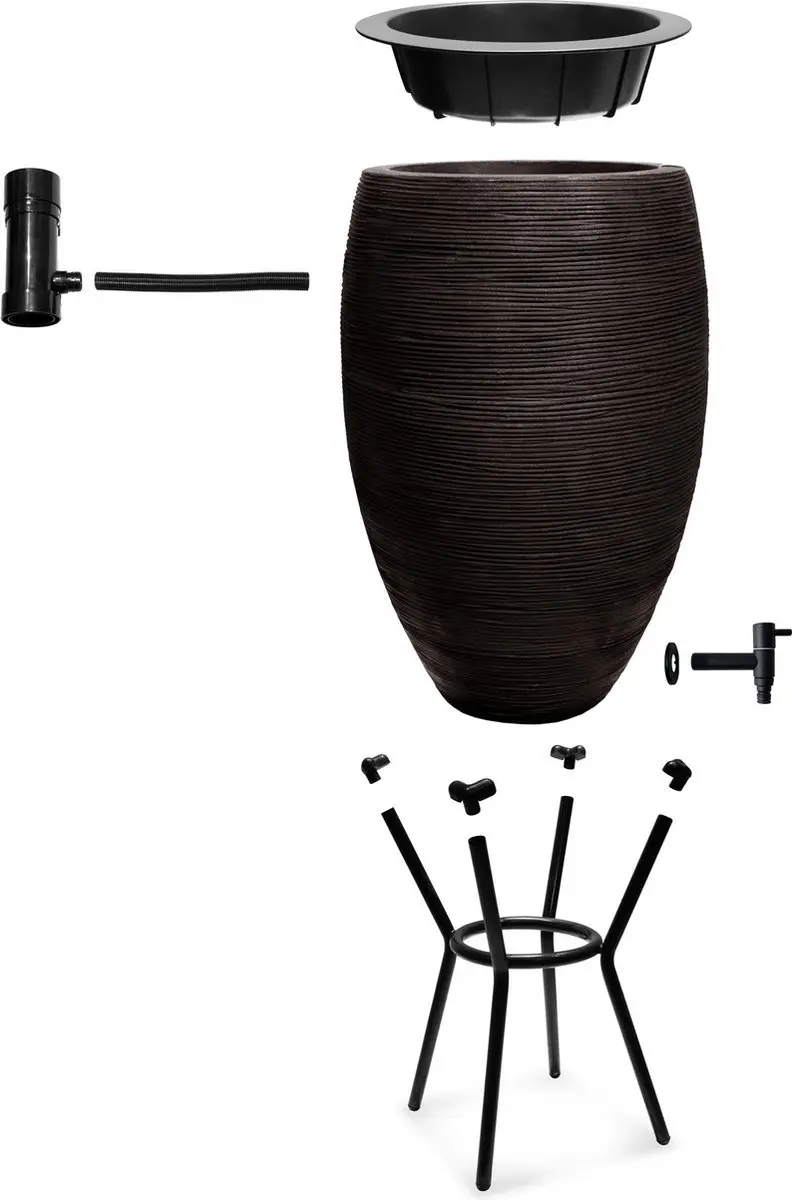 Capi Europe Rib Regenton 130L - Zwart - afbeelding 6 van 6