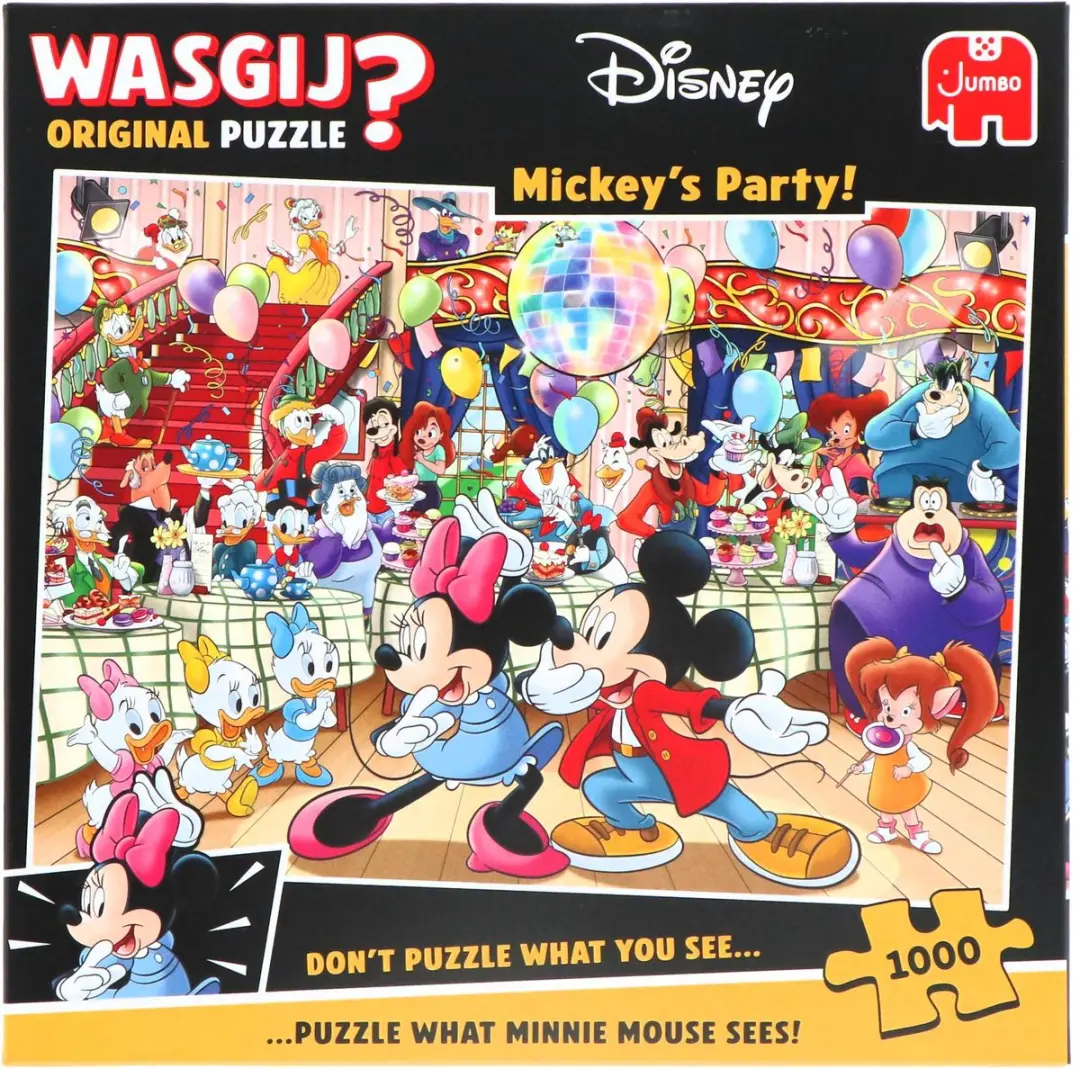 Jumbo Wasgij Original Mickey's Feestje Legpuzzel 1000 Stuks - Meerkleurig