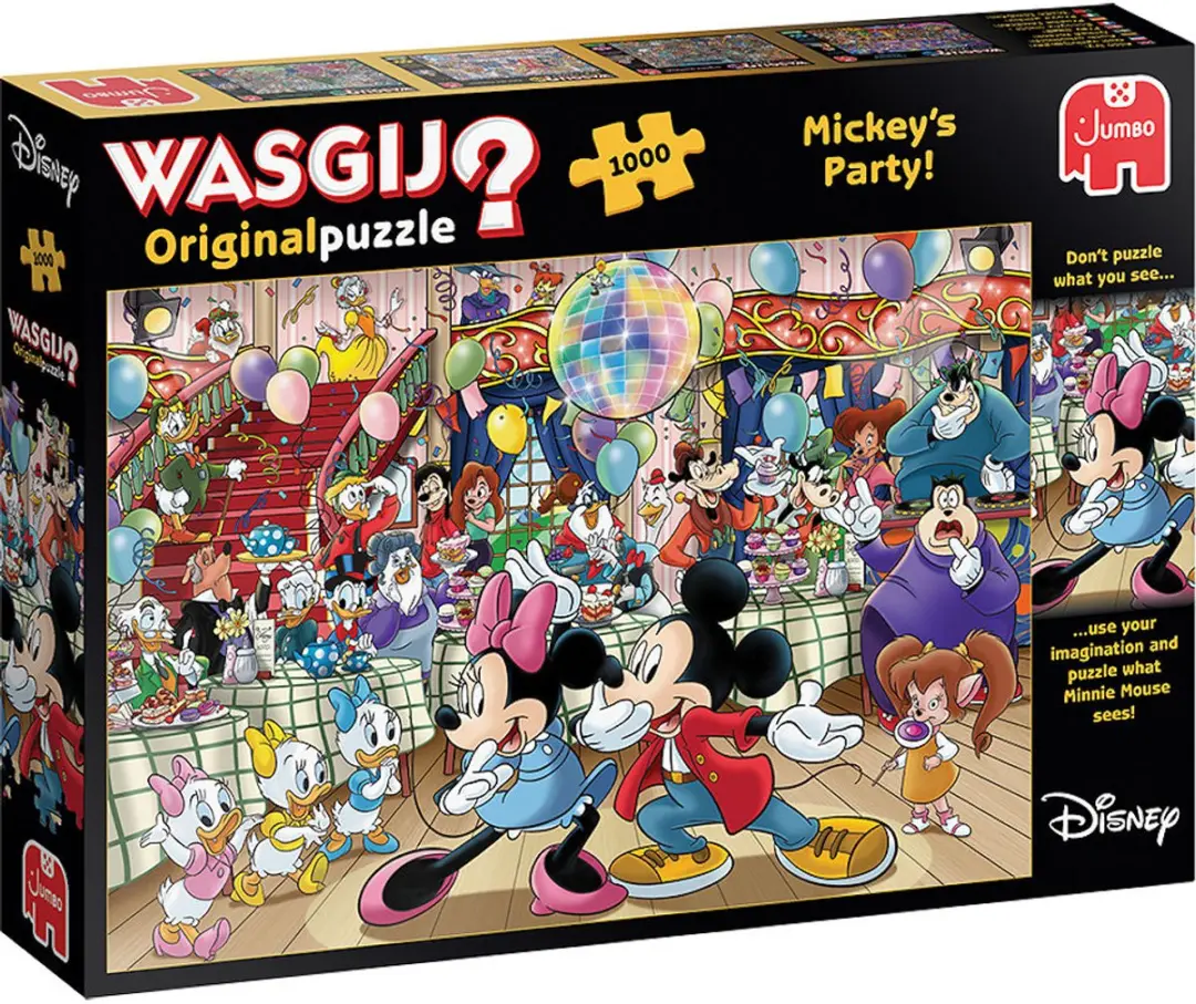 Jumbo Wasgij Original Mickey's Feestje Legpuzzel 1000 Stuks - Meerkleurig