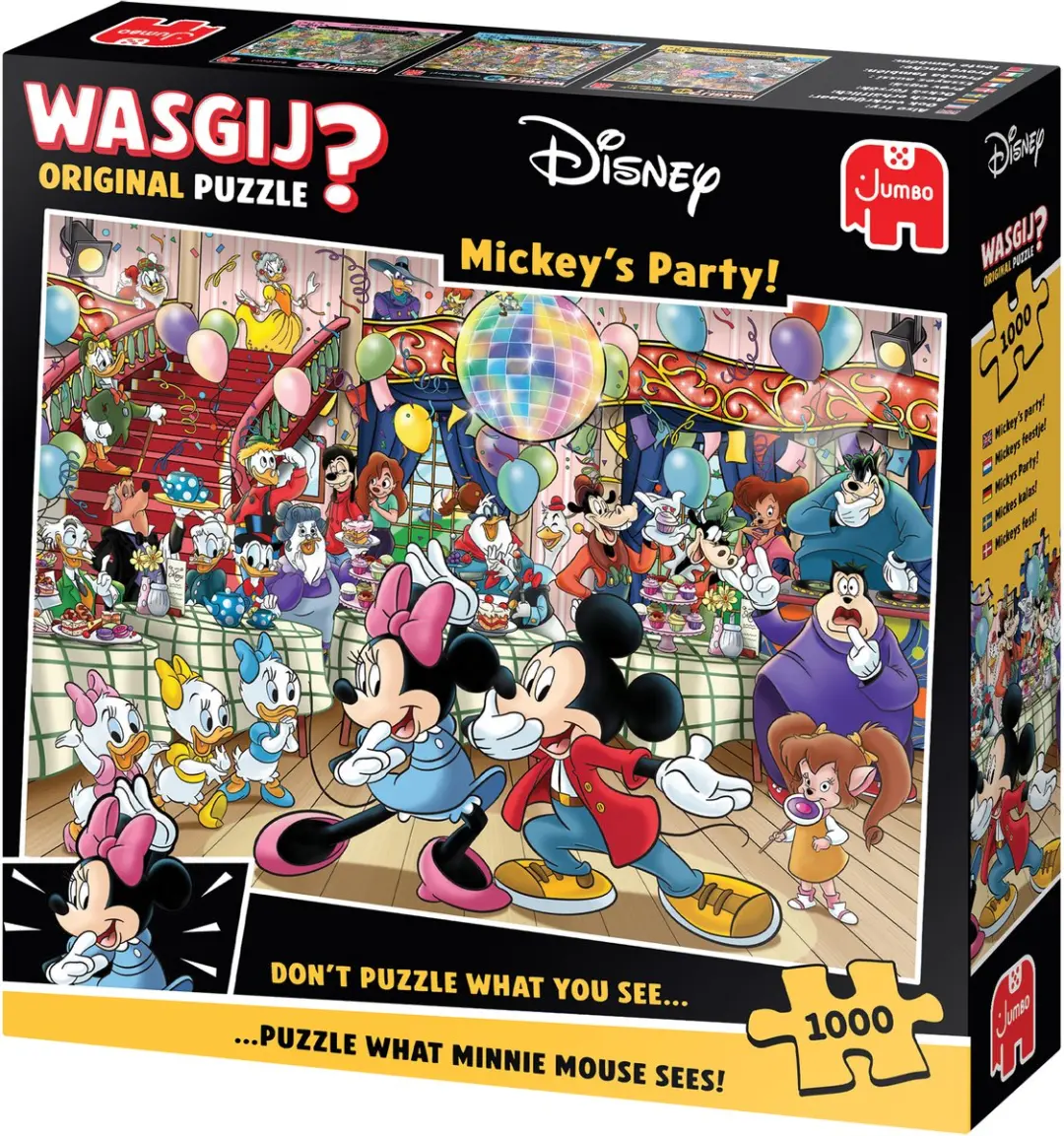 Jumbo Wasgij Original Mickey's Feestje Legpuzzel 1000 Stuks - Meerkleurig