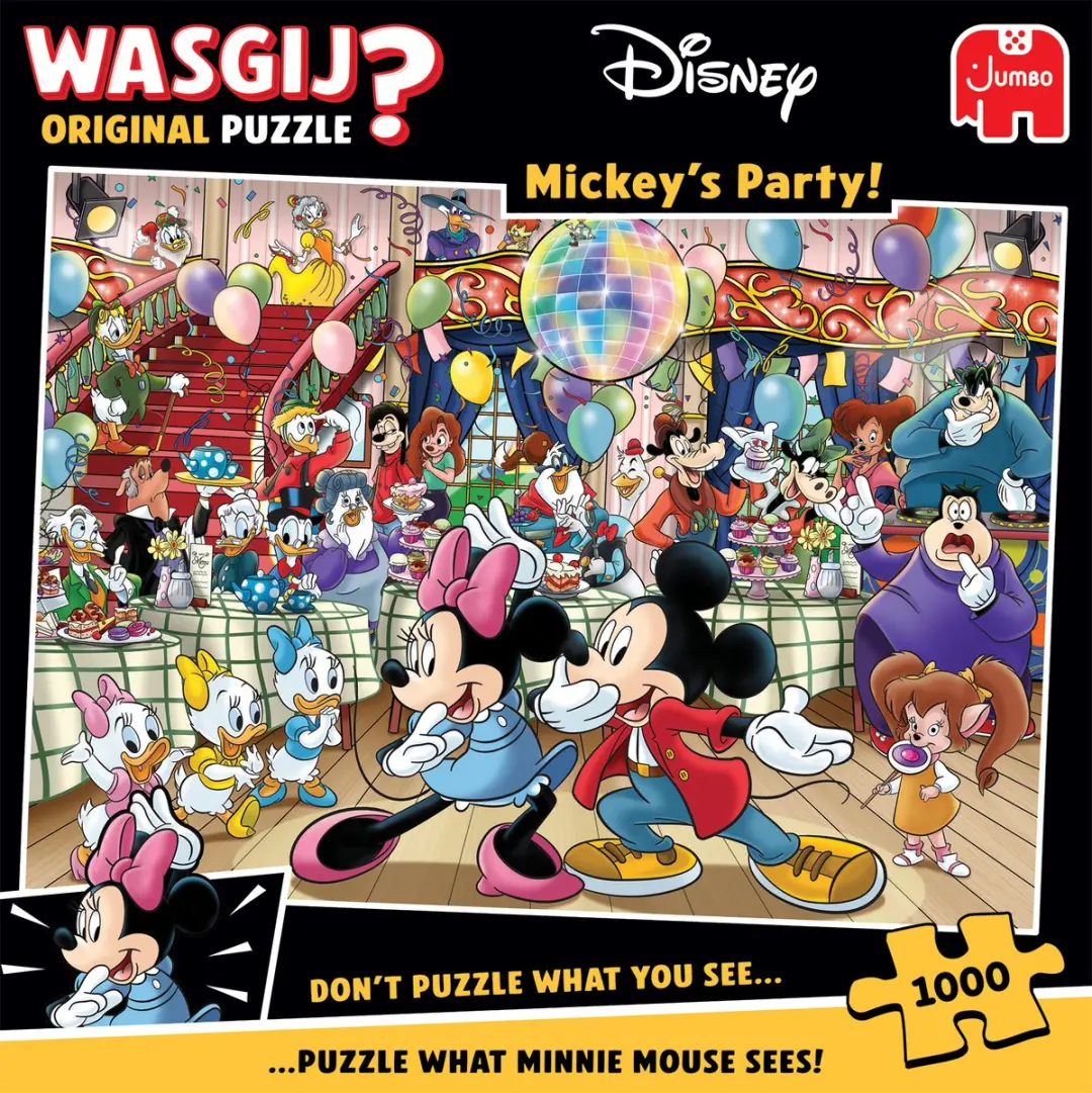 Jumbo Wasgij Original Mickey's Feestje Legpuzzel 1000 Stuks - Meerkleurig