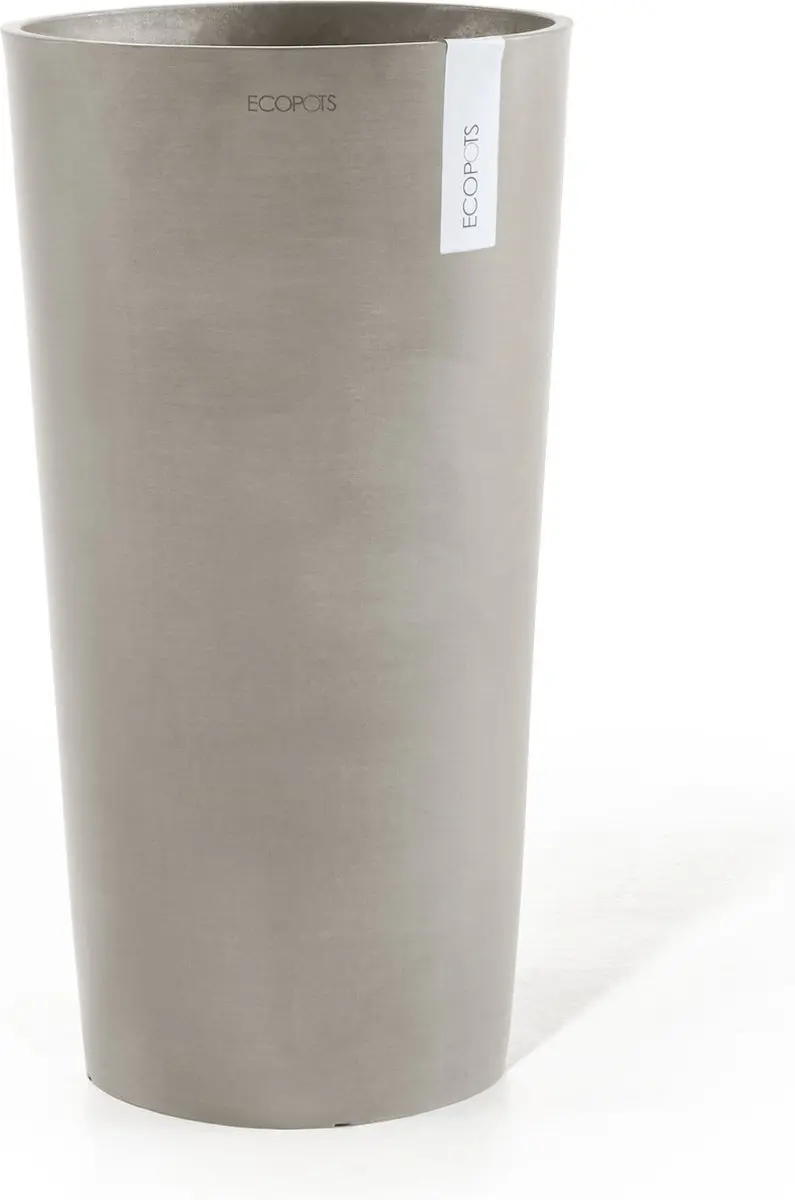 Ecopots Amsterdam High Taupe Bloempot Ø41,5cm x H76,8cm