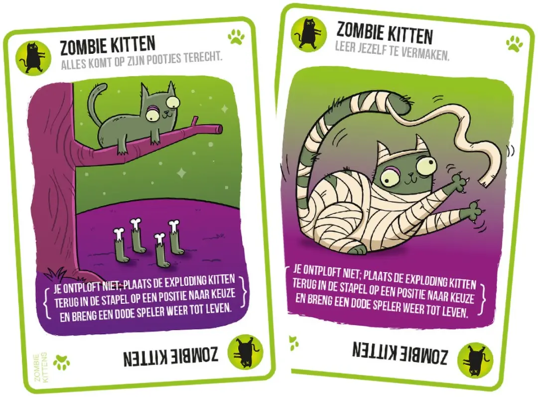 Zombie Kittens Kaartspel - 2-5 Spelers
