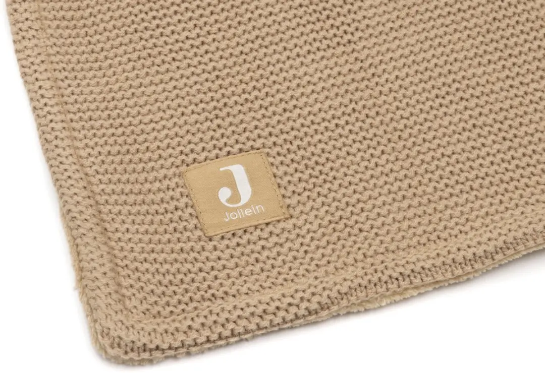 Jollein Baby Deken Wieg 75x100cm Basic Knit Hazel