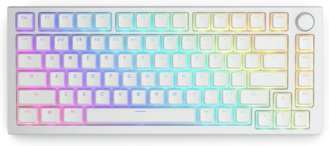 Glorious Aura v2 Keycapset 145 Stuks - ANSI - Wit