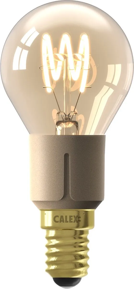 Calex E14 LED Kogellamp Goud 4W 265Lm 2100K