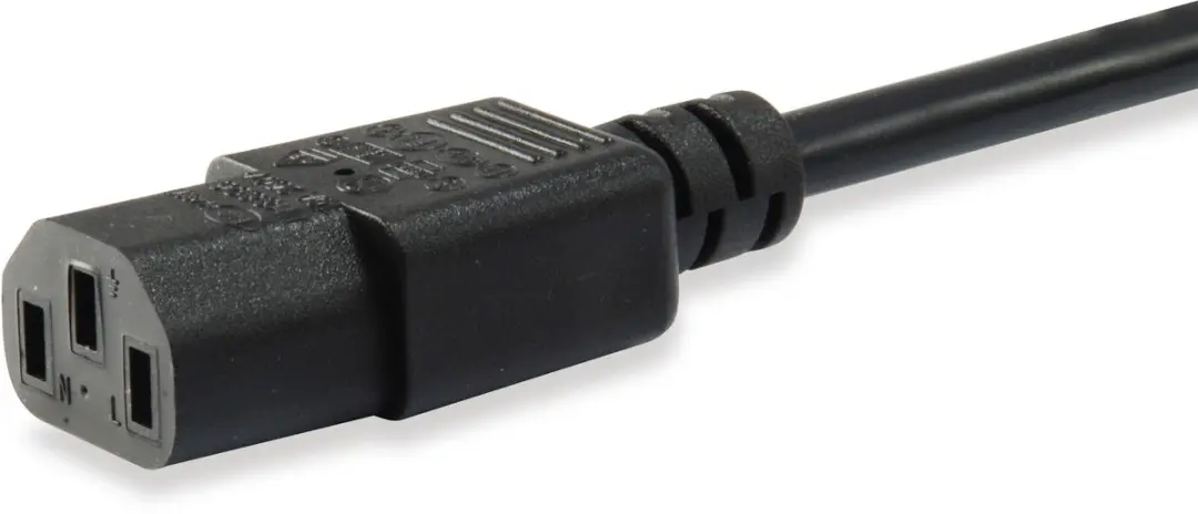 Equip Netstekker F naar C13 3m - Zwart - afbeelding 2 van 5