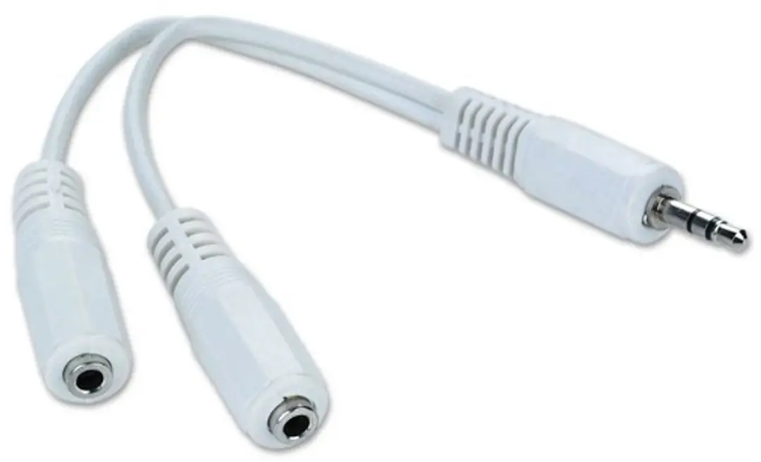 Cablexpert CCA-415W Audio Splitterkabel 3.5mm - Wit