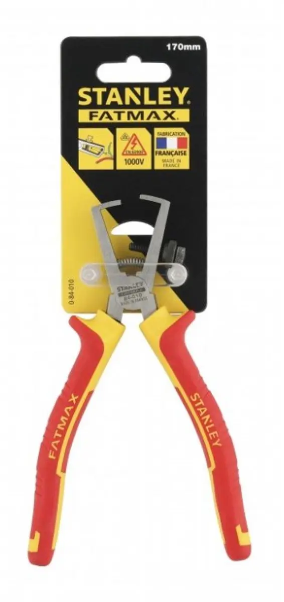 Stanley Fatmax VDE Draadstrippers 170mm - Rood/Geel