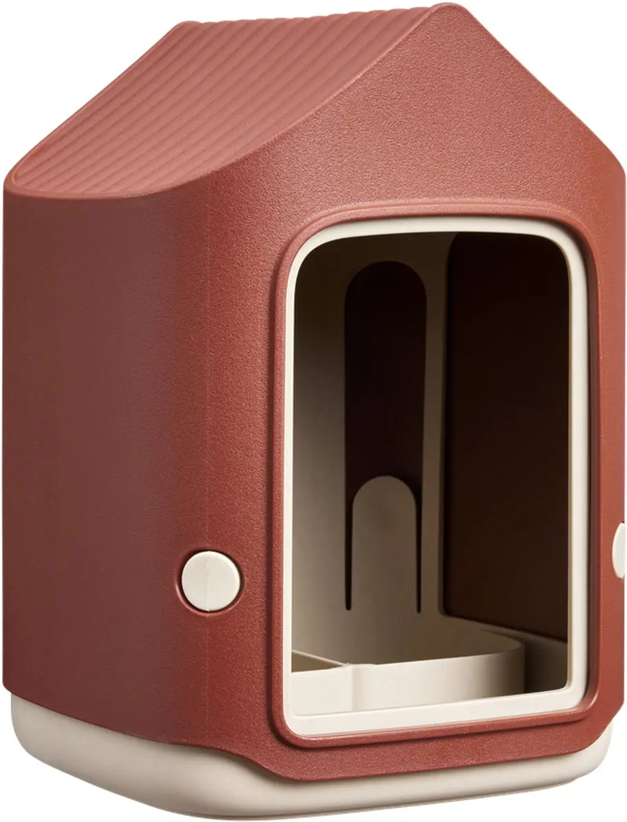 Elho Cosy Bird Feeder 18cm Vogelvoeder - Toscaans Rood
