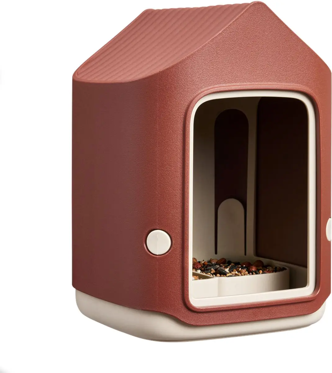 Elho Cosy Bird Feeder 18cm Vogelvoeder - Toscaans Rood
