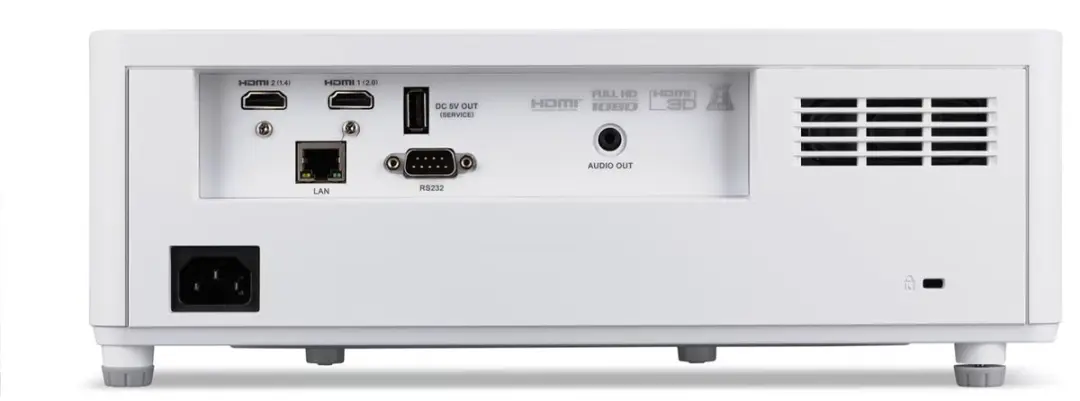 Acer Large Venue PL6520 Projector 6000 ANSI Lumen - Wit - afbeelding 6 van 6