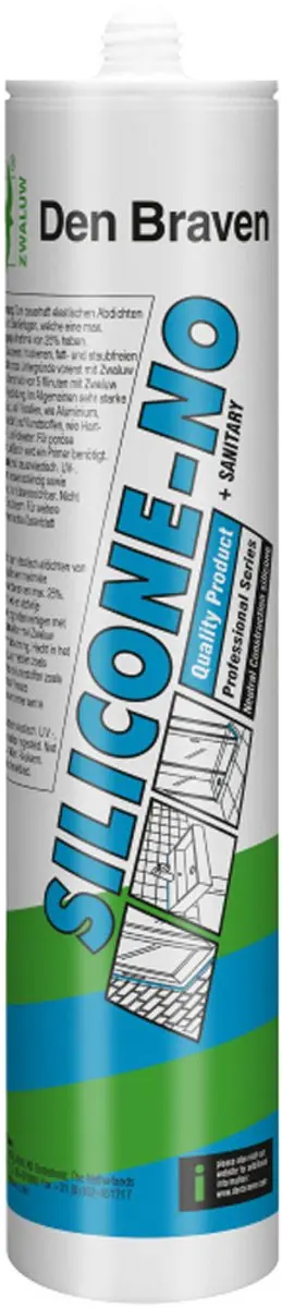 Zwaluw Siliconekit NO 310ml - Zilvergrijs