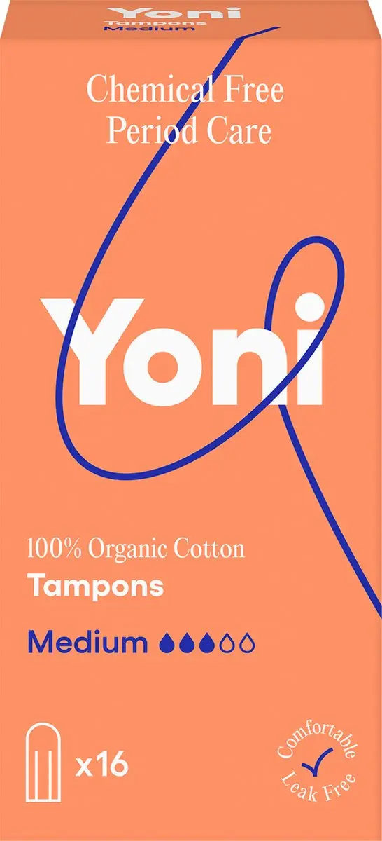 Yoni Tampons Medium Biologisch Katoen