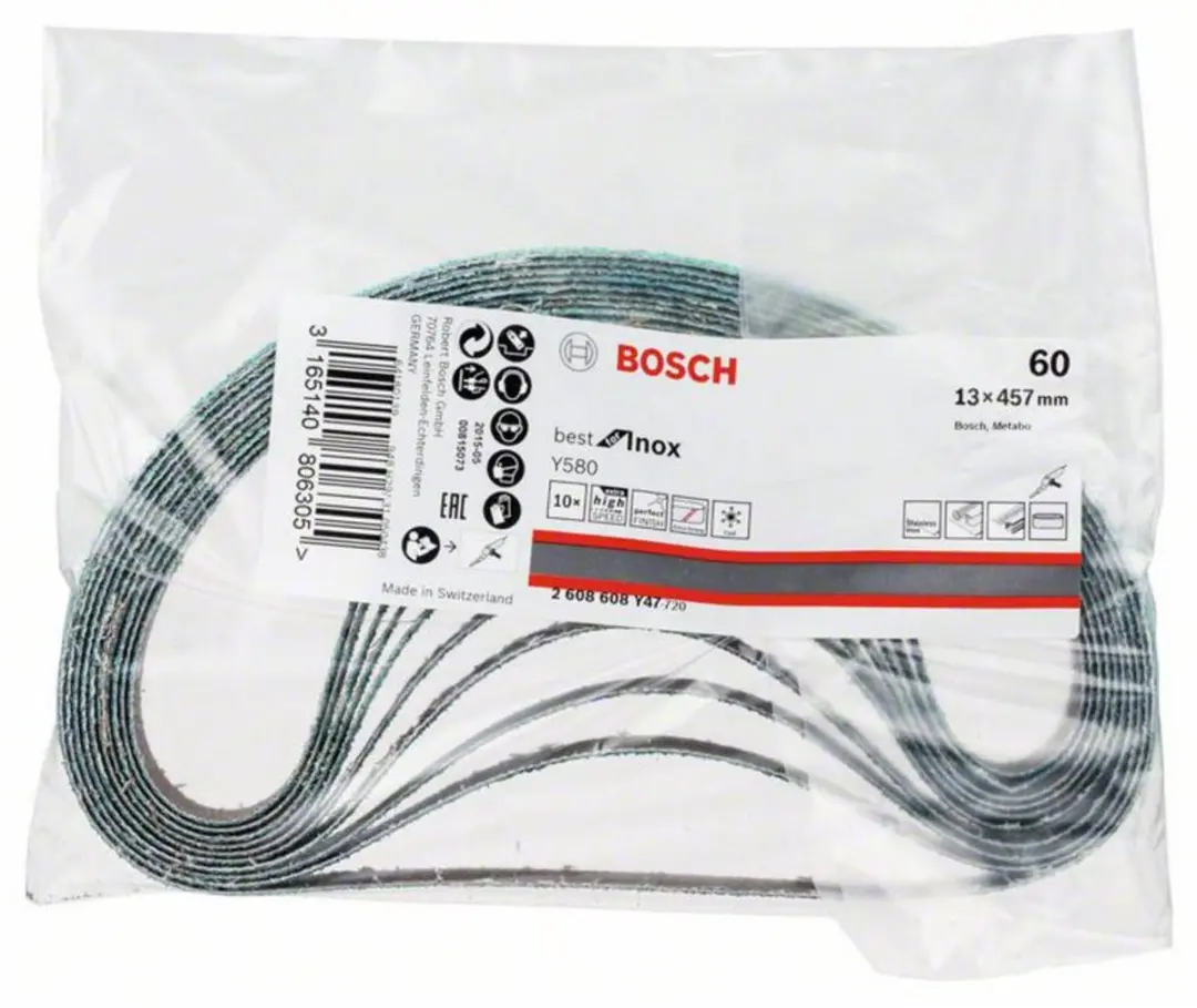 Bosch 13X457 Y580 Schuurbanden - 10 Stuks - Best Inox