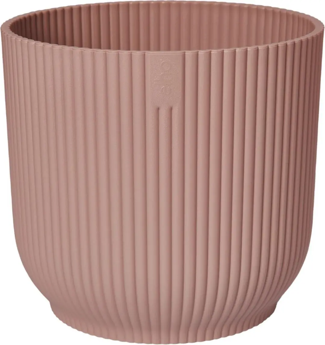 Elho Vibes Fold Rond 16 Bloempot - 2.4L - Delicaat Roze