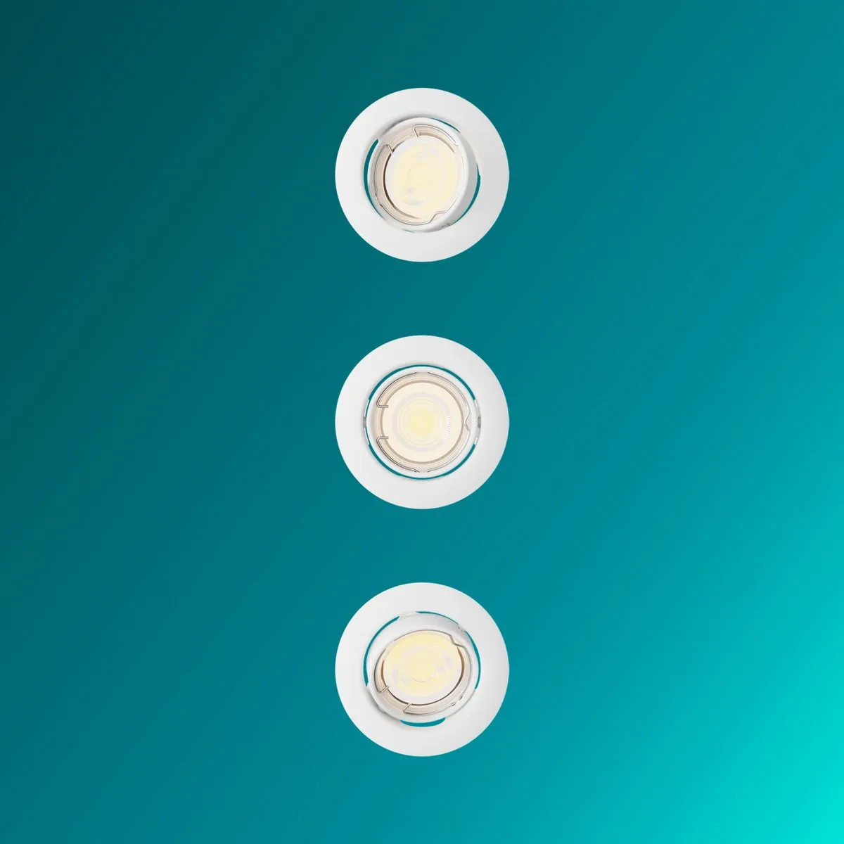 Philips Hue Peridot Set 3 Inbouwspots - Warmwit - GU10 - Incl. Dimmer Switch