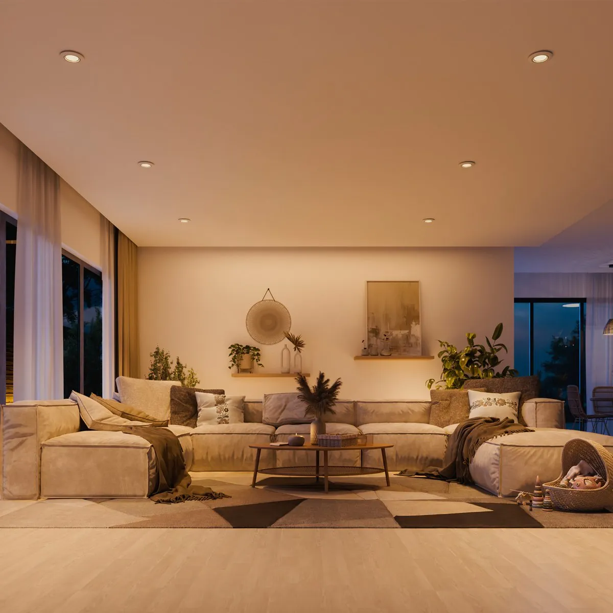 Philips Hue Peridot Set 3 Inbouwspots - Warmwit - GU10 - Incl. Dimmer Switch - afbeelding 6 van 6