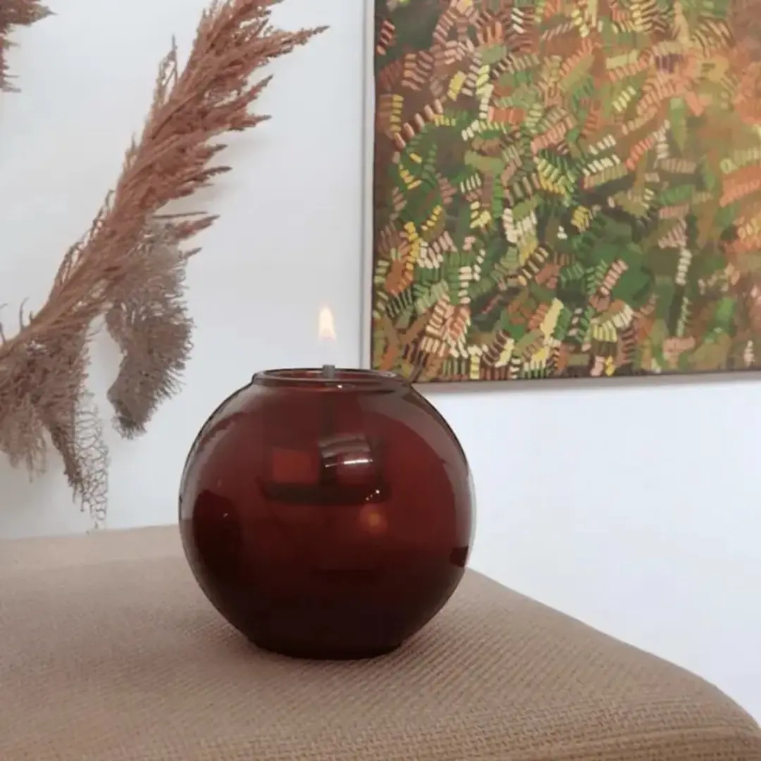 Globus Candle 15 Amber
