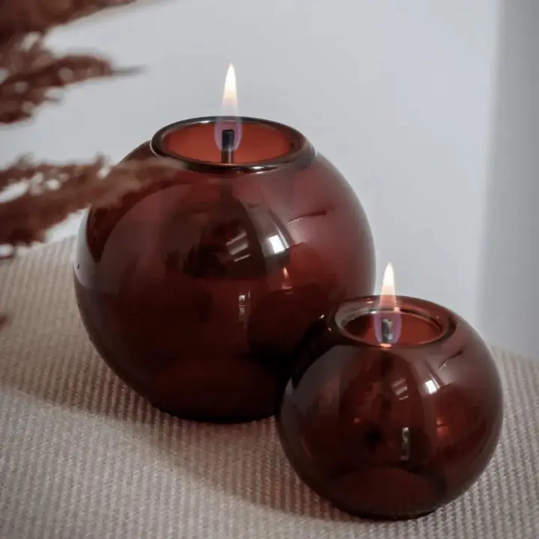 Globus Candle 15 Amber