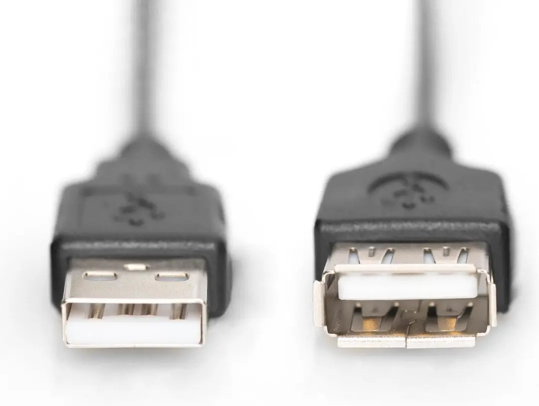 Digitus USB Verlengkabel 3m - USB 2.0 - Zwart