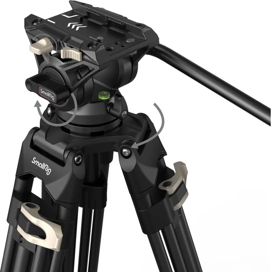 Smallrig 3751 Videostatief Heavy-Duty met AD-01 Vloeistofkop
