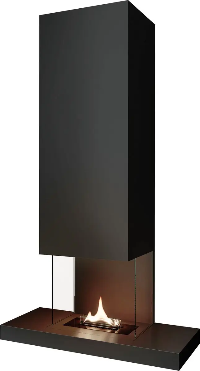 Tenderflame Riff 180 Wandhaard 2000W - Zwart - afbeelding 2 van 6