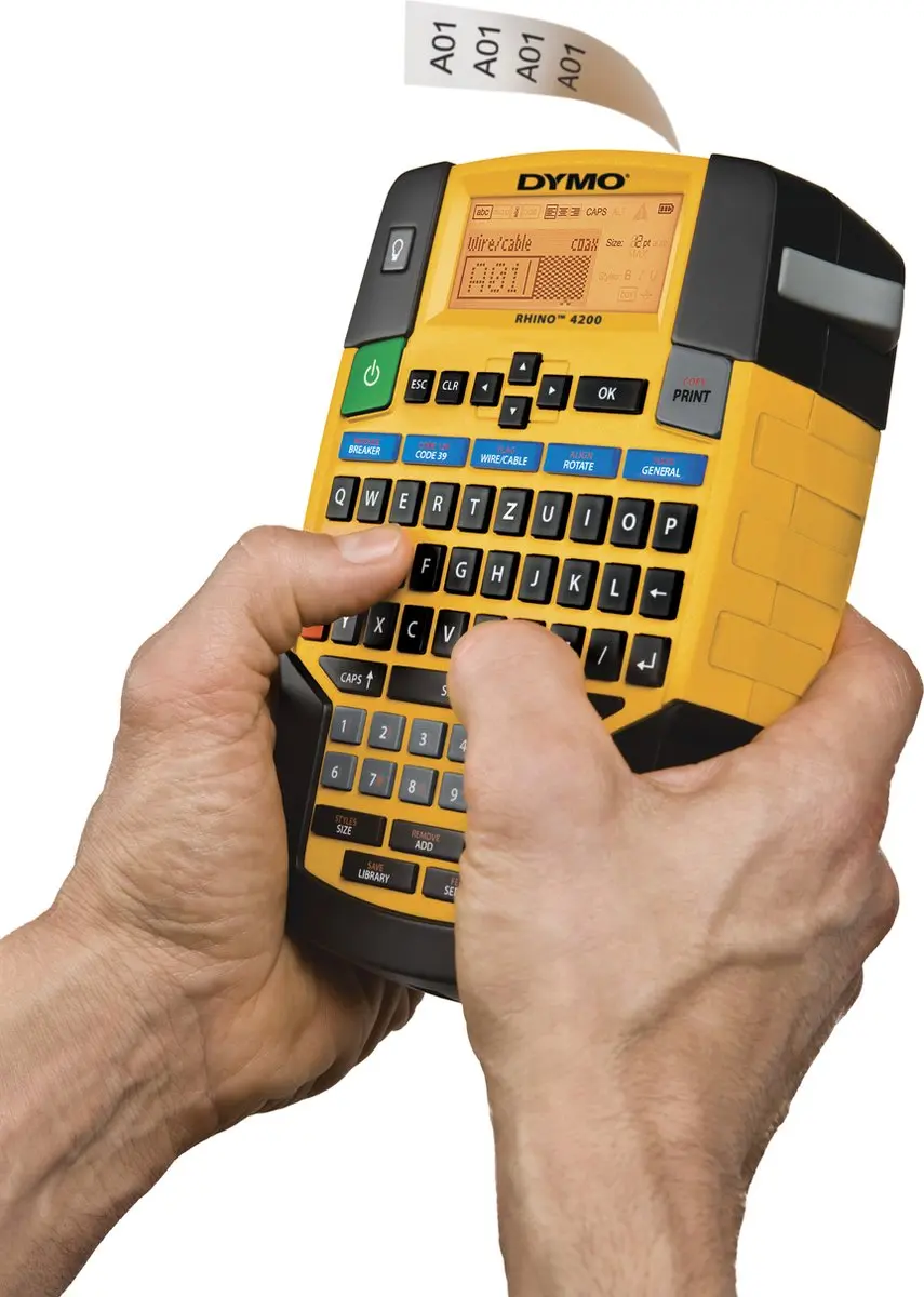 DYMO Rhino 4200 Labelprinter - QWERTZ - Geel - S0955970