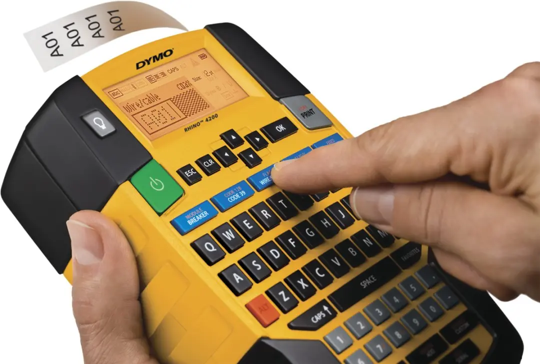 DYMO Rhino 4200 Labelprinter - QWERTZ - Geel - S0955970